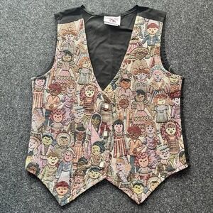 Vintage Cherokee Children of‎ the World Tapestry Vest Girls 6X USA